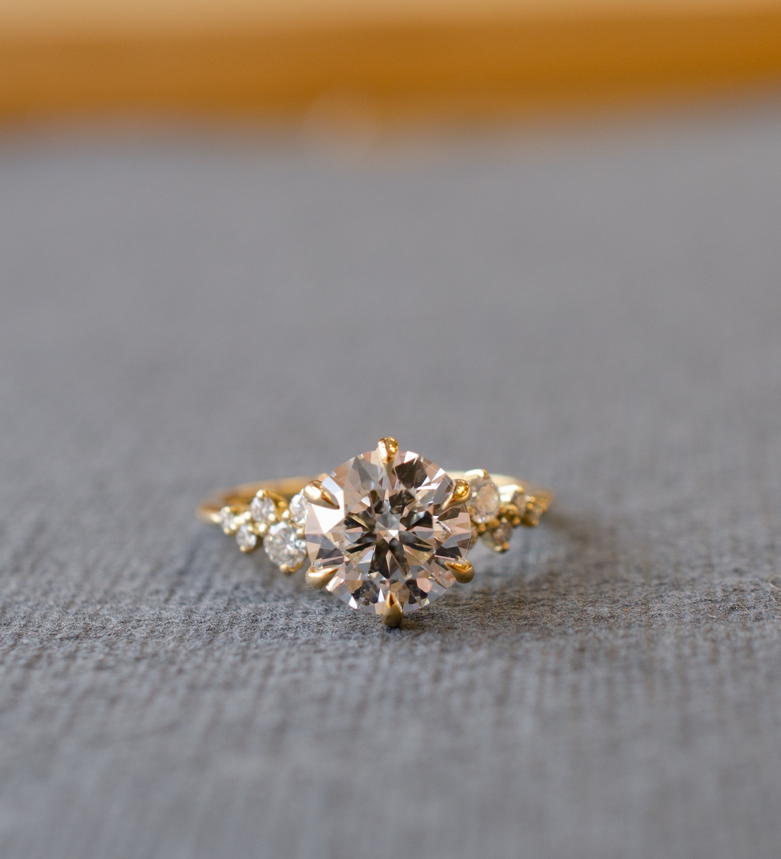 2ct Round Brilliant Diamond Set Into a Six Claw Twist