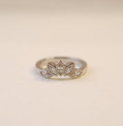 Marquise Diamond Crown Eternity Wedding Ring In Platinum