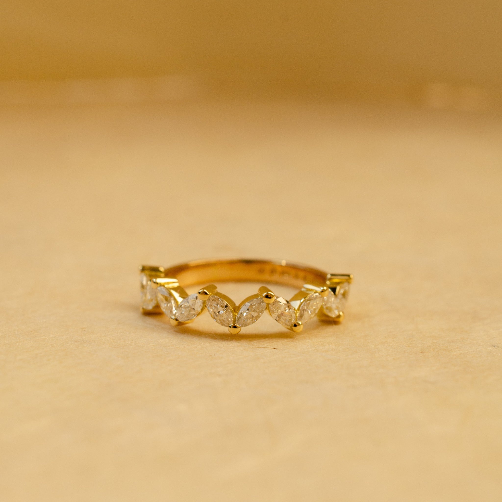 Marquise Diamond Eternity Wedding Ring