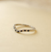 Sapphire & Diamond Wedding Fitted Ring
