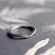 Fitted Diamond Set Eternity Wedding Ring