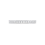 Milgrain Channel Set Diamond Eternity Wedding Ring