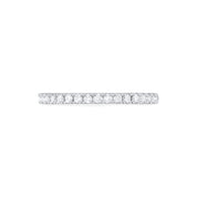 Micro Claw Set Diamond Eternity Wedding Ring
