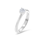Round Brilliant Diamond Solitaire Engagement Ring
