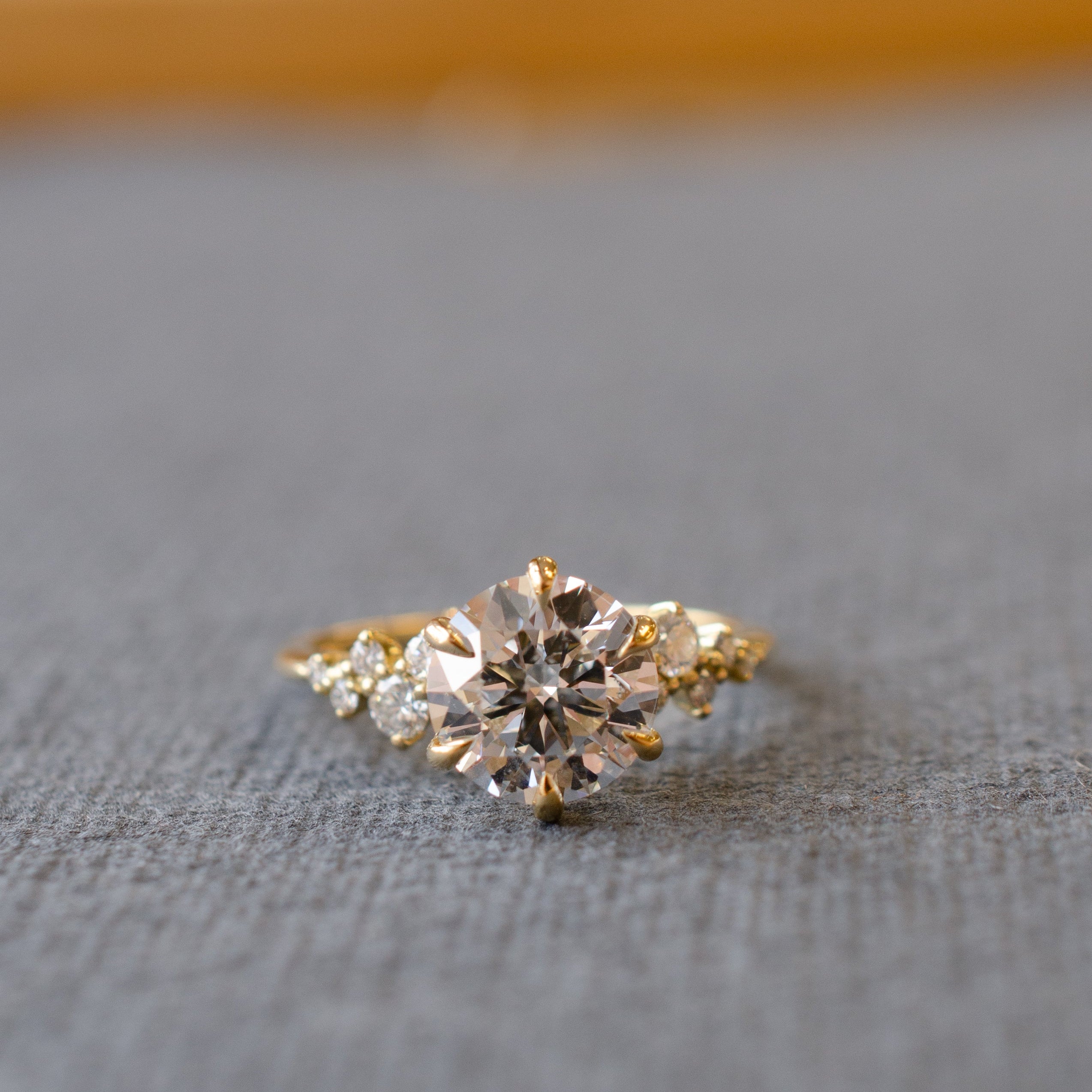 2ct Round Brilliant Diamond Set Into a Six Claw Twist