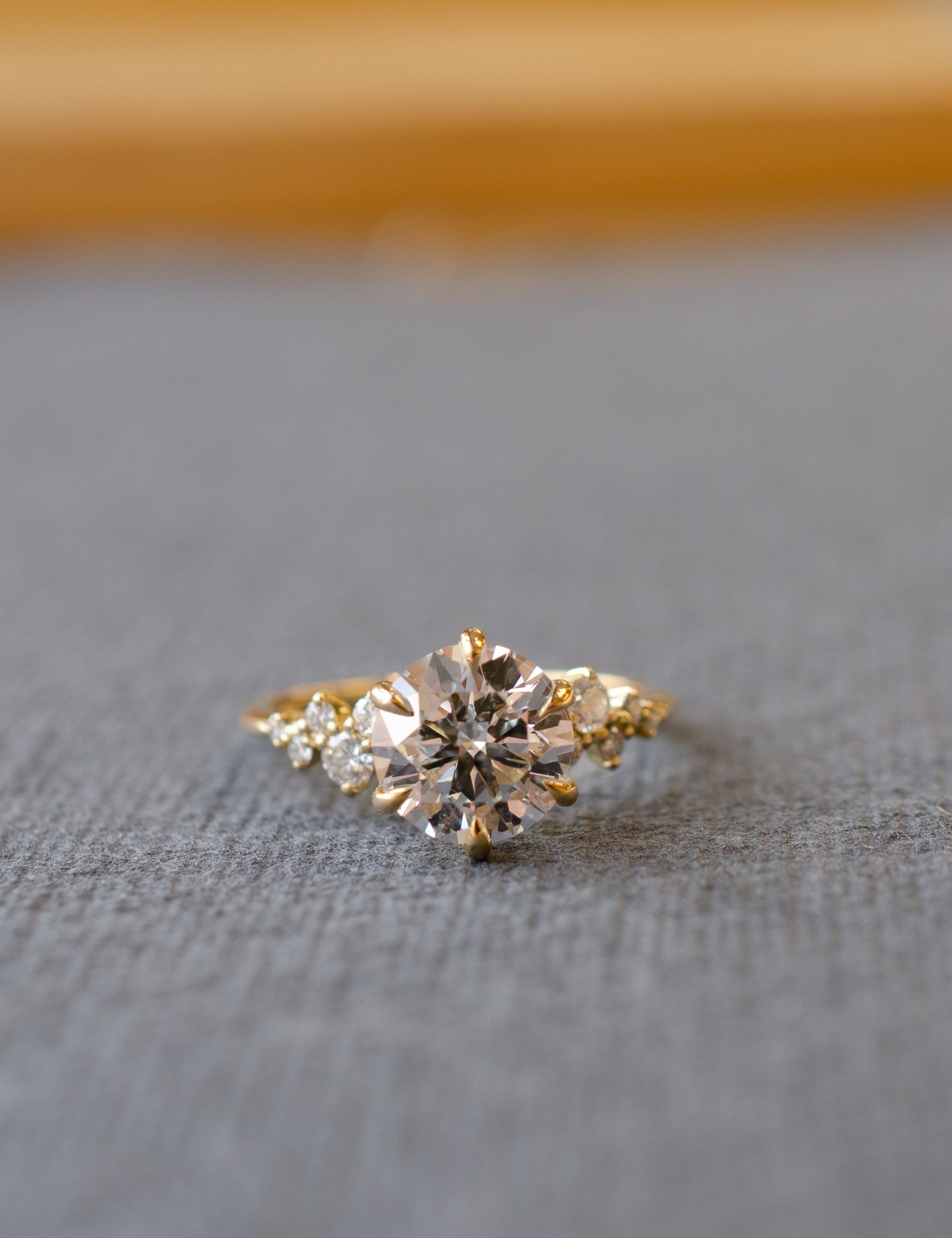 2ct Round Brilliant Diamond Set Into a Six Claw Twist