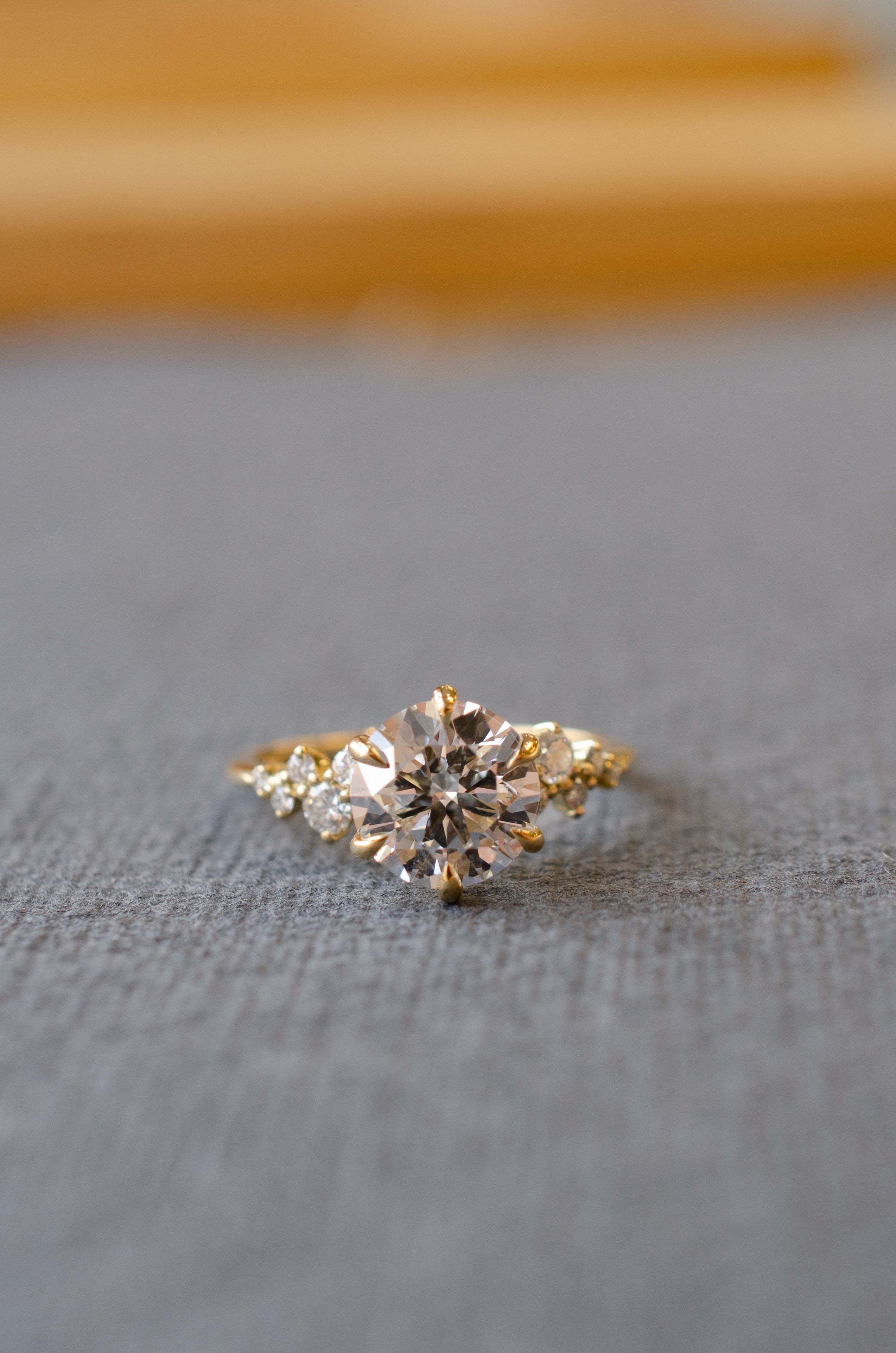 2ct Round Brilliant Diamond Set Into a Six Claw Twist