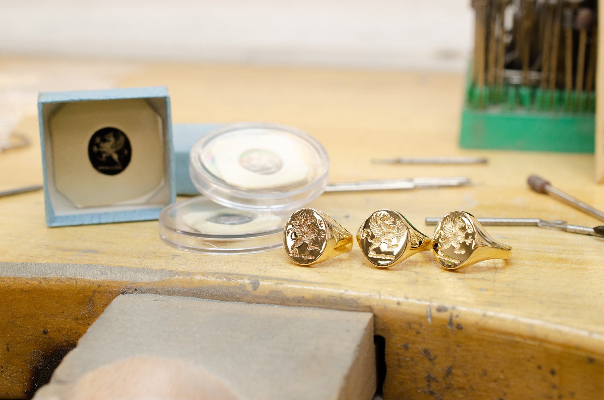 A Father & Sons Trilogy of Wax Seal Signet Rings