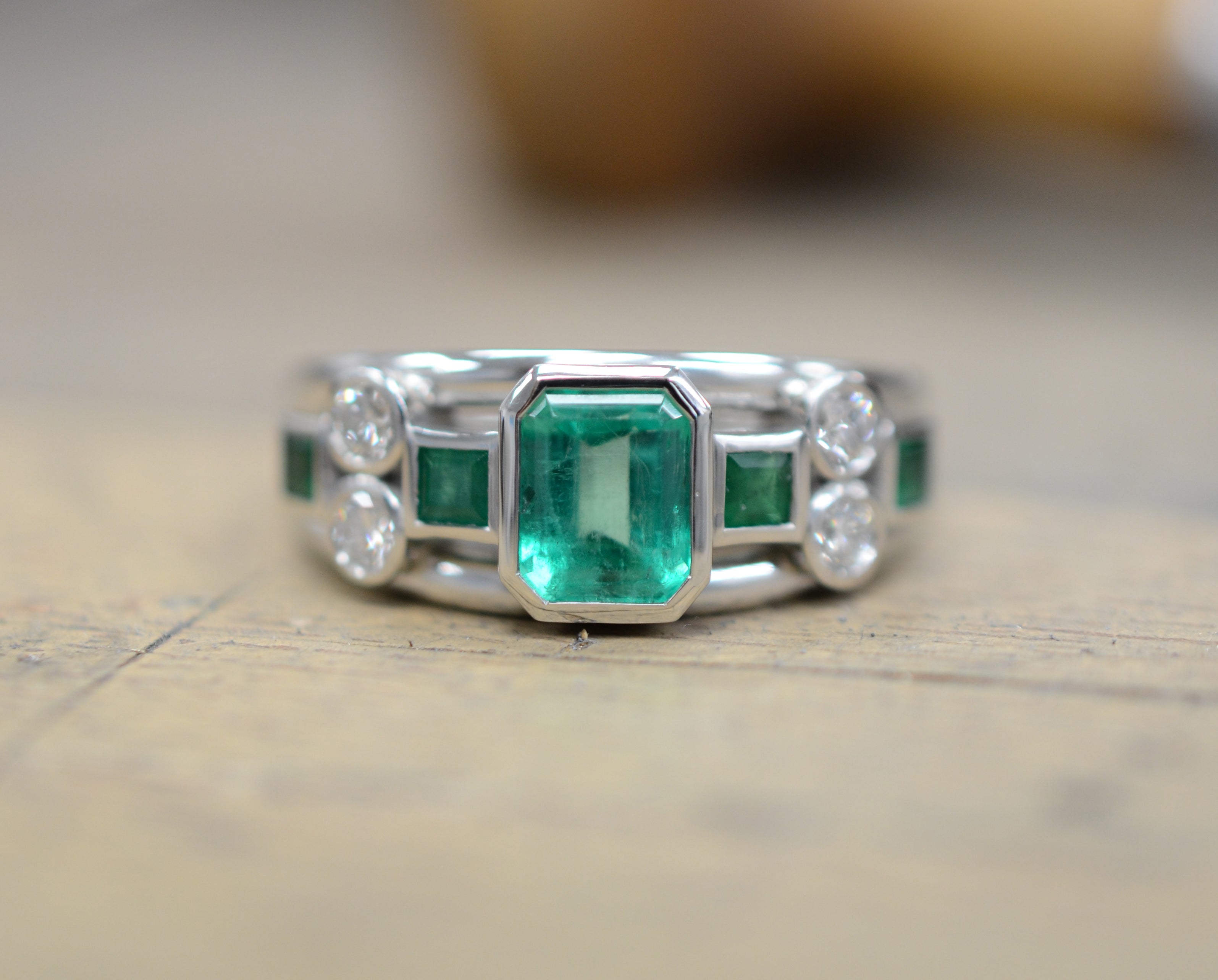 Emerald Diamond Ring Remodel