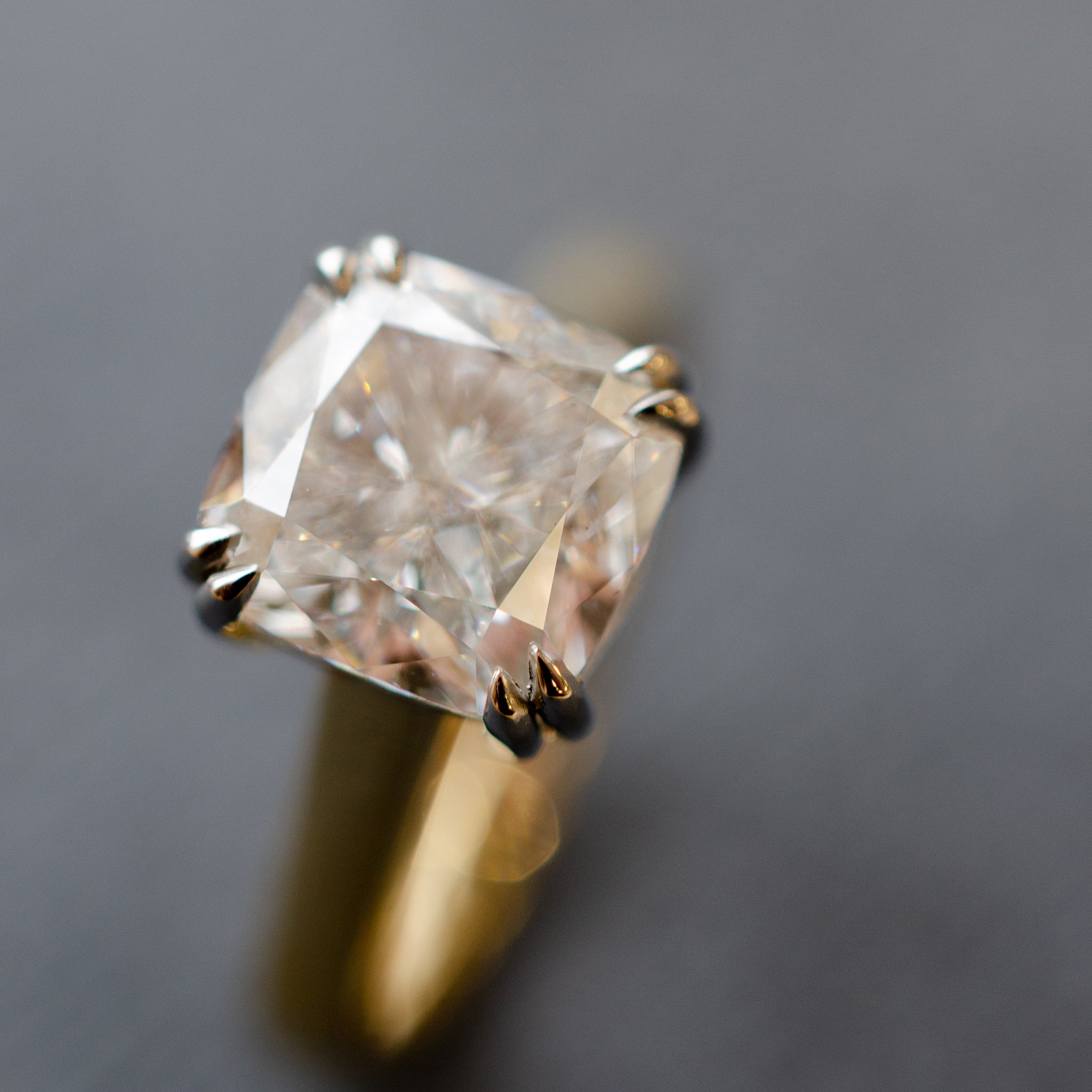 Cushion Cut Diamond Engagement Ring