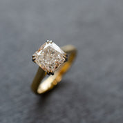 Cushion Cut Diamond Engagement Ring