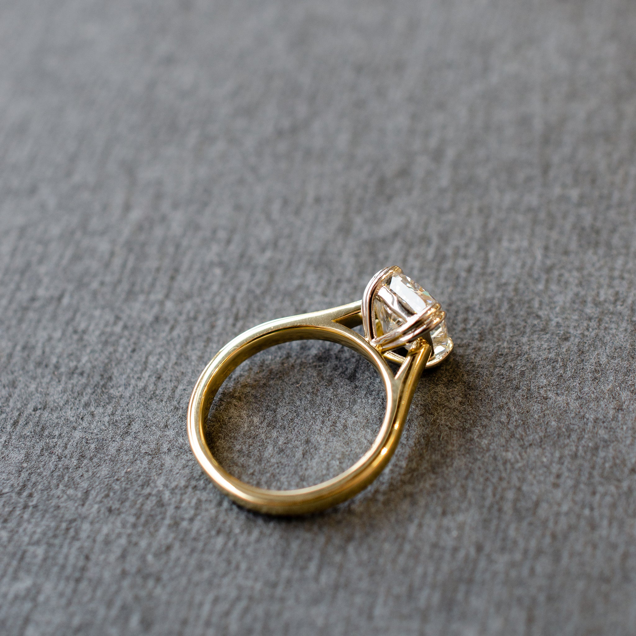 Cushion Cut Diamond Engagement Ring
