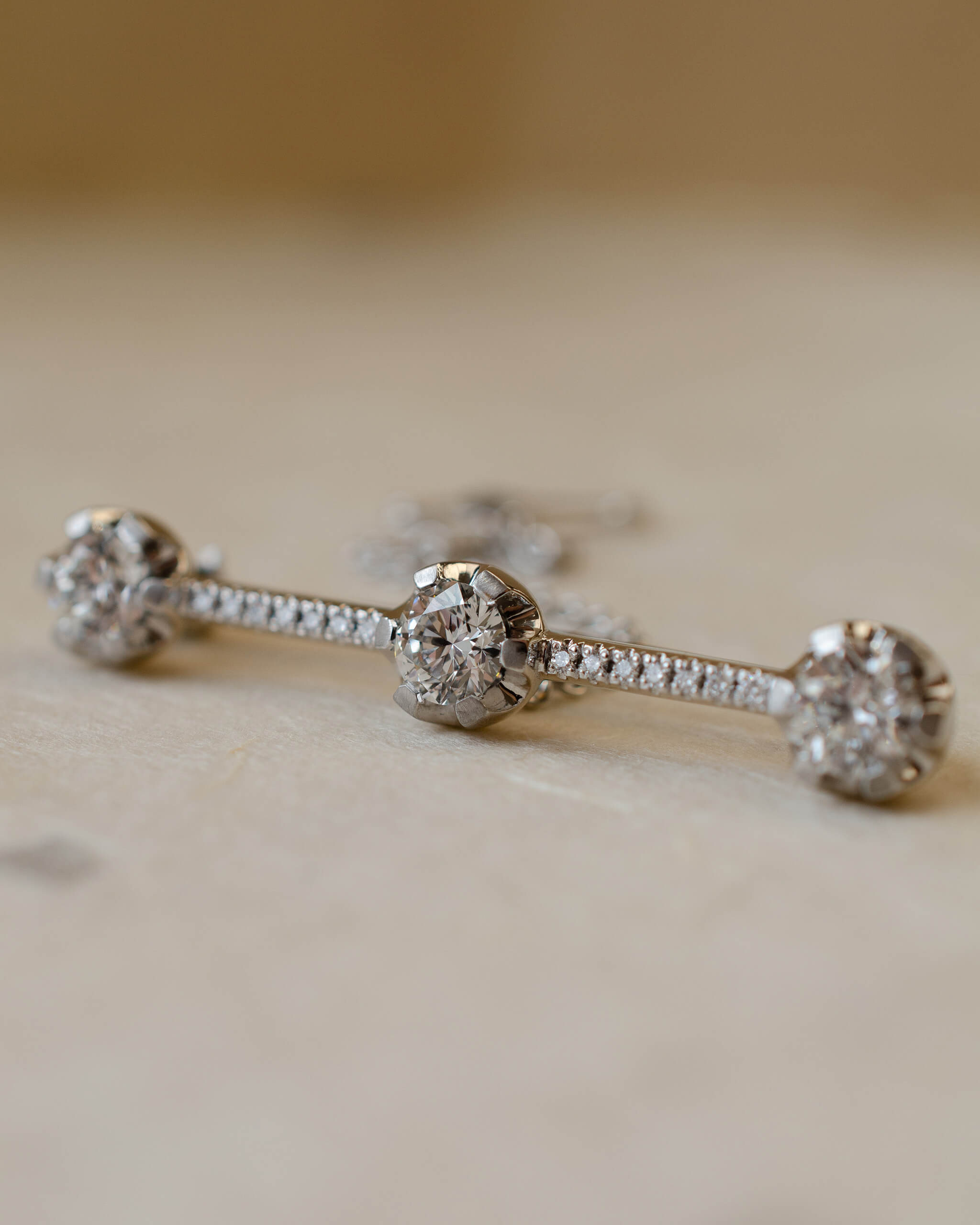 Platinum and Diamond Brooch