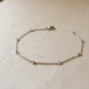 Platinum Diamond Satellite Chain Bracelet 