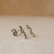 Diamond Bubble Stud Earrings