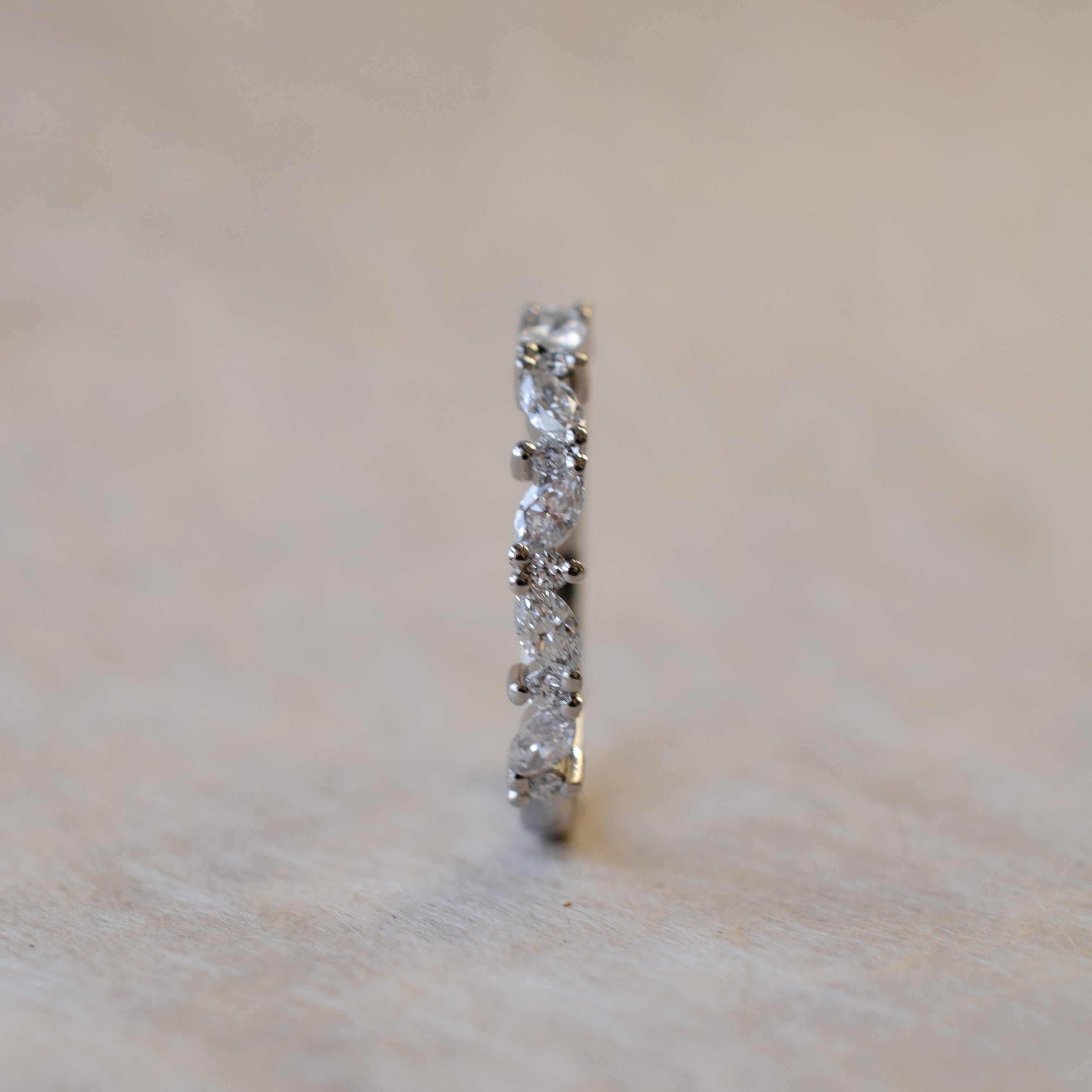 Marquise Diamond Wedding Ring