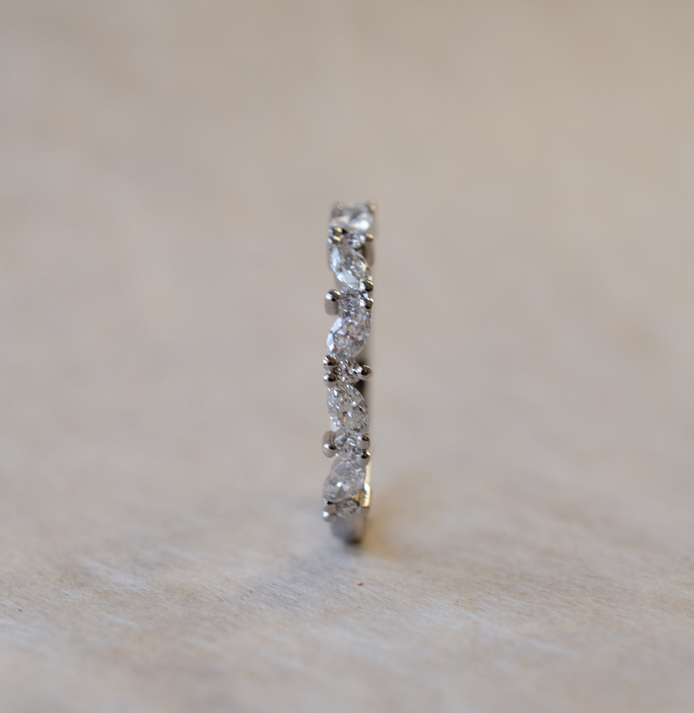 Marquise Diamond Wedding Ring