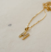 Diamond 'H' Initial Necklace
