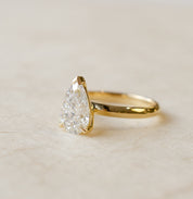 Pear Shape Diamond Engagement Ring