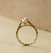 Pear Shape Diamond Engagement Ring