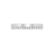 Diamond Micro Claw Set Half Eternity Wedding Ring