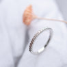 Micro Claw Set Diamond Eternity Wedding Ring