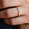 Milgrain Diamond Twist Fitted Eternity Wedding Ring
