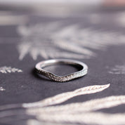 Fitted Diamond Set Eternity Wedding Ring