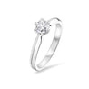 Round Brilliant Diamond Six Claw Solitaire Engagement Ring